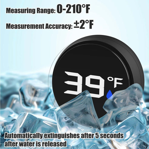 Palksky Ice Bath Thermometer, Waterproof Floating Water Thermometer for Ice Bath, Pool Thermometer, Cold Plunge Ice Bath Thermometer Accessories, ...